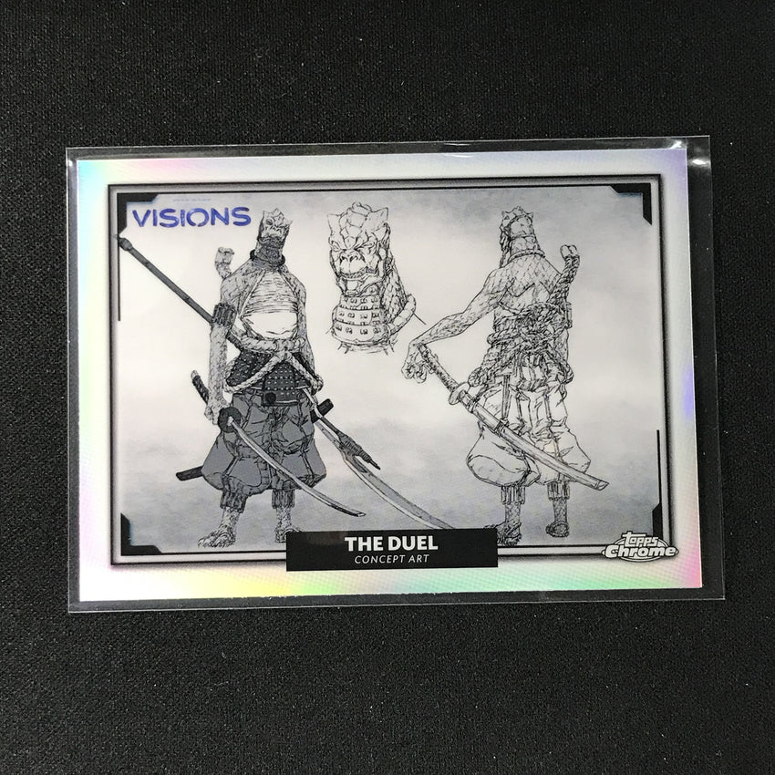 2021 Topps Chrome Star Wars Legacy The Duel Visions Concept Art No 6