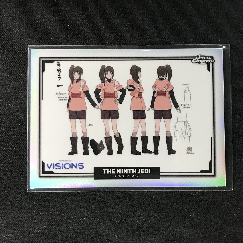 2021 Topps Chrome Star Wars Legacy THE NINTH JEDI Visions Concept Art #9