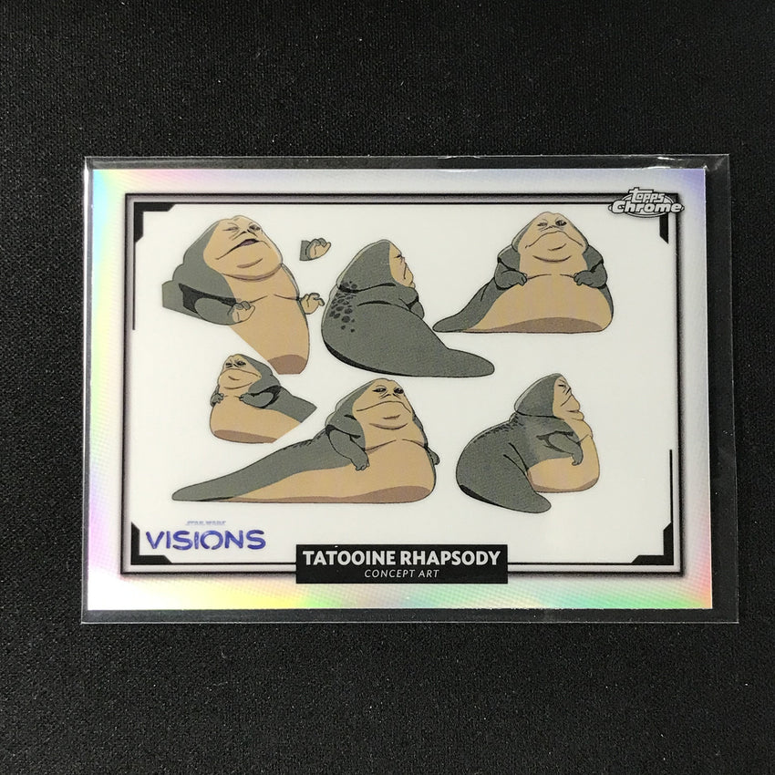 2021 Topps Chrome Star Wars Legacy Tatooine Rhapsody Visions Concept Art No 10