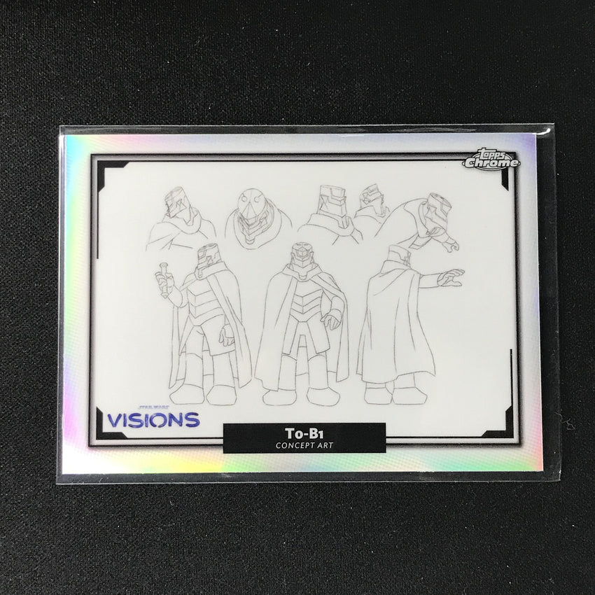 2021 Topps Chrome Star Wars Legacy T0-B1 Visions Concept Art #15