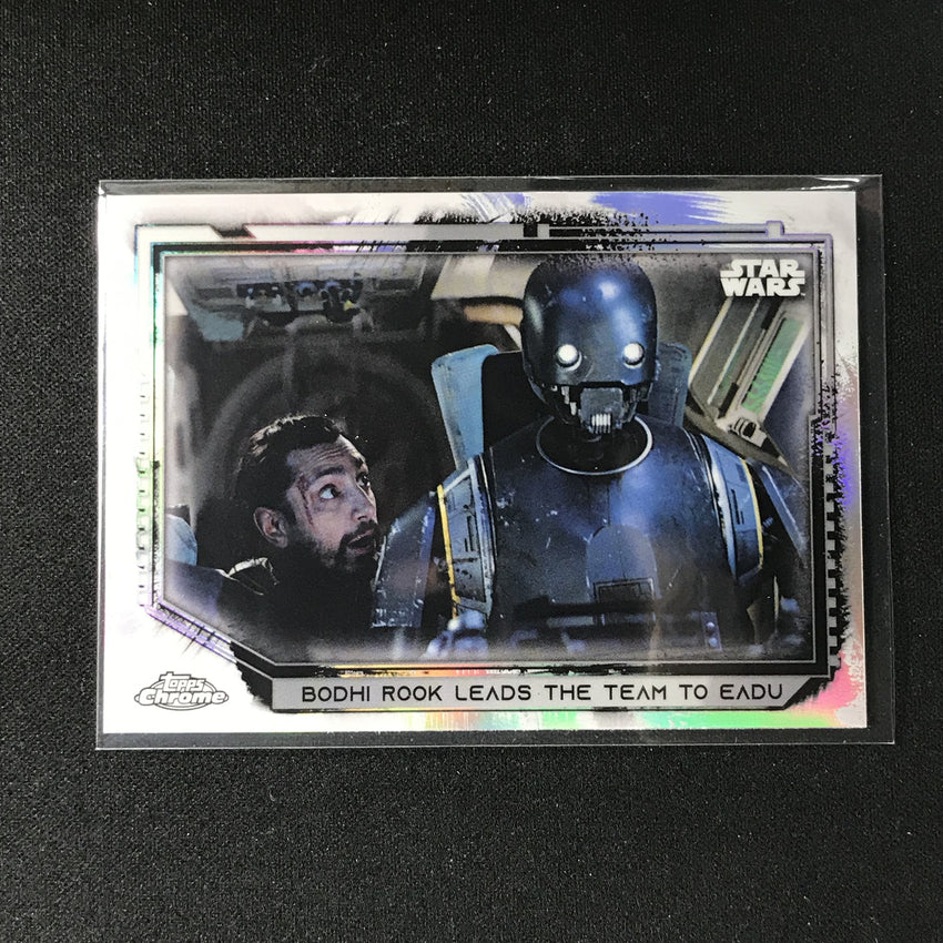 2021 Topps Chrome Star Wars Legacy BODHI ROOK LEADS THE TEAM Refractor #41