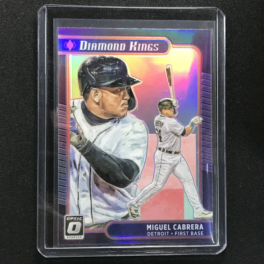 2021 Donruss Optic MIGUEL CABRERA Diamond Kings Holo Silver #10