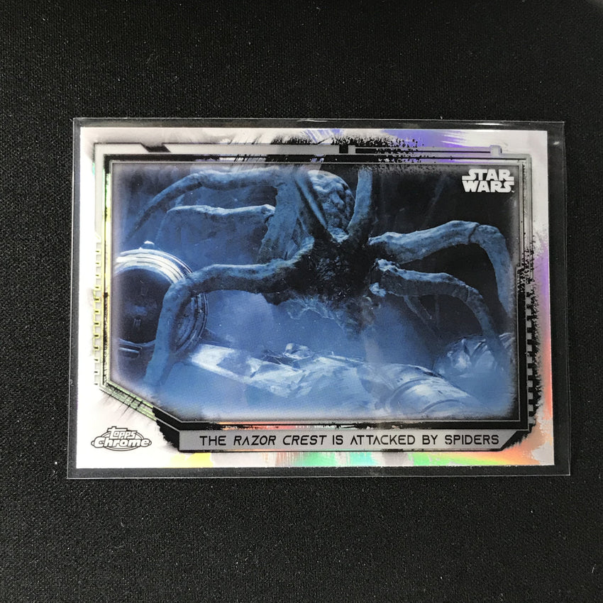 2021 Topps Chrome Star Wars Legacy RAZOR CREST SPIDER ATTACK Refractor #175