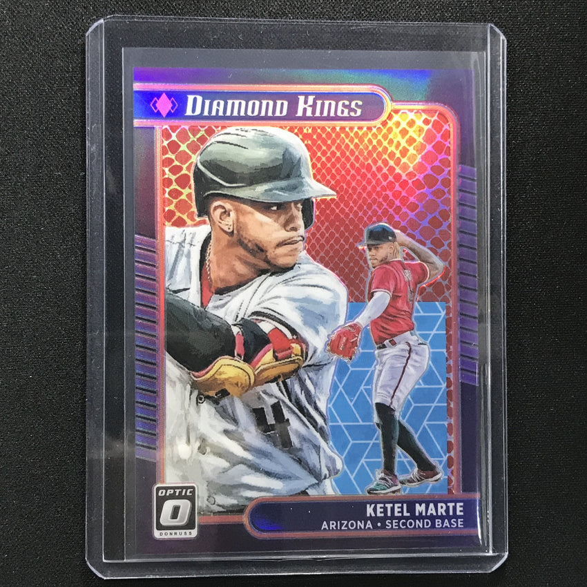 2021 Donruss Optic Ketel Marte Diamond Kings Choice Red Dragon /110