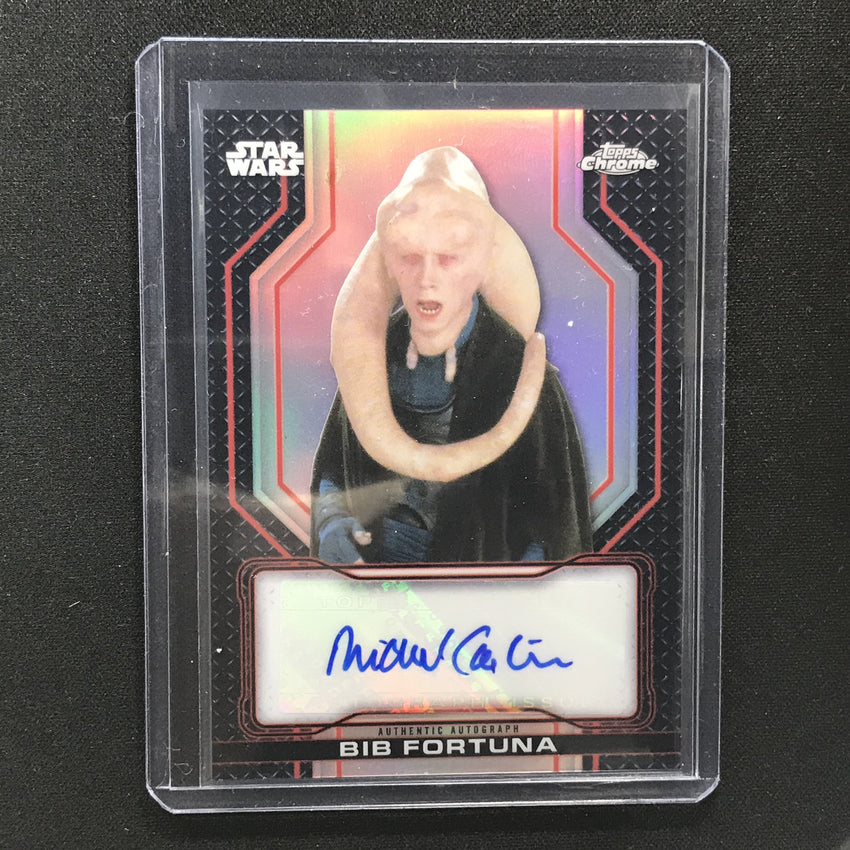 2021 Topps Chrome Star Wars Legacy MICHAEL CARTER BIB FORTUNA Rebellion Auto #MC