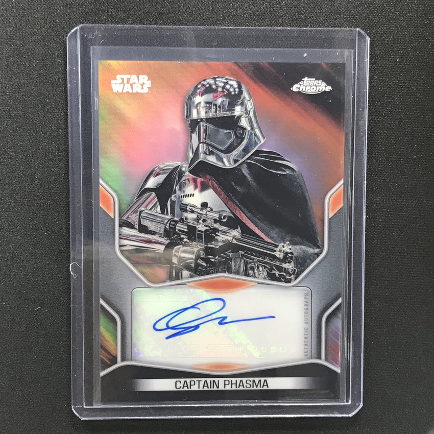 2021 Topps Chrome Star Wars Legacy Gwendoline Christie As Captain Phasma Auto No Gc