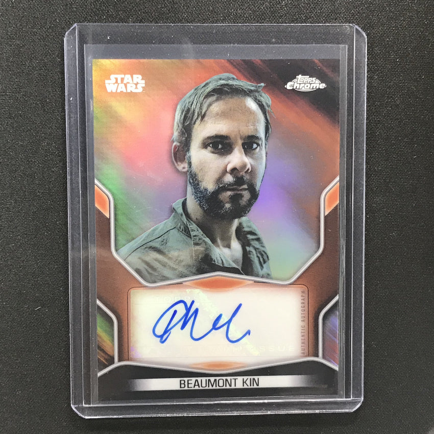 2021 Topps Chrome Star Wars Legacy Dominic Monaghan As Beaumont Kin Auto 21/25