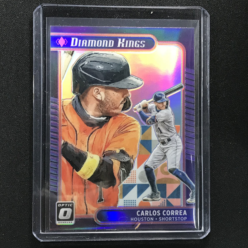 2021 Donruss Optic CARLOS CORREA Diamond Kings Holo Silver #12