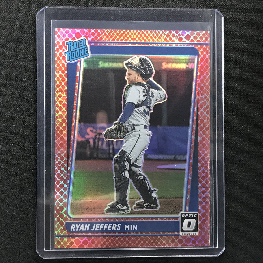 2021 Donruss Optic Ryan Jeffers Rated Rookie Choice Red Dragon 104/110