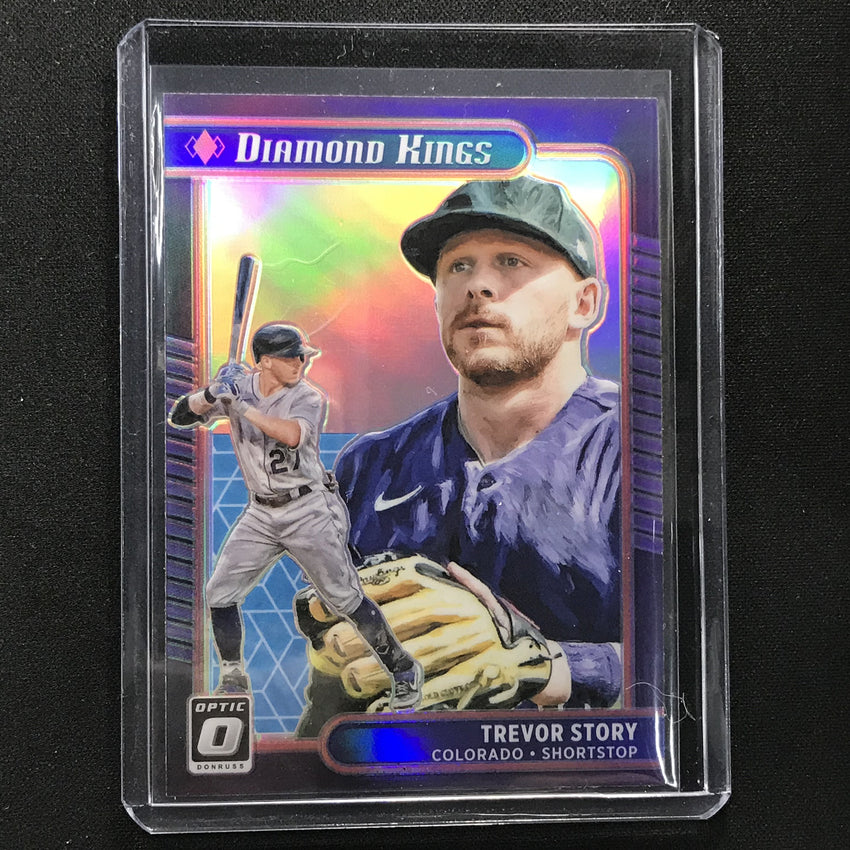 2021 Donruss Optic TREVOR STORY Diamond Kings Holo Silver #29