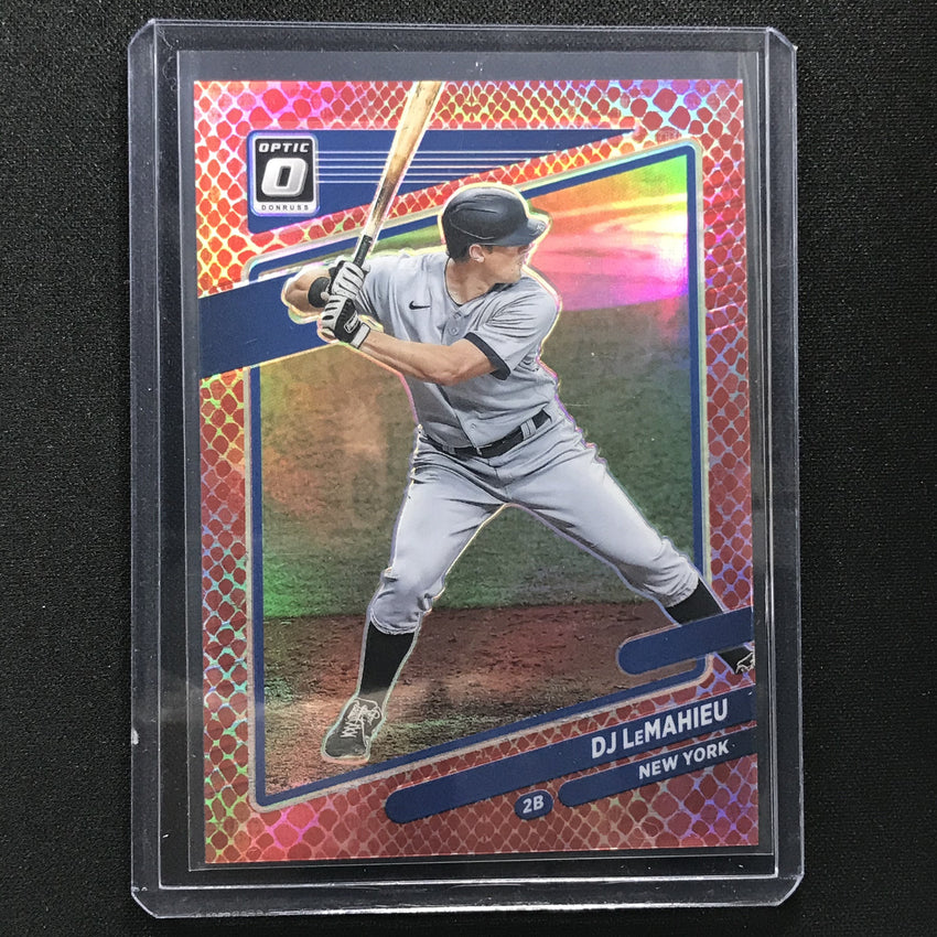 2021 Donruss Optic Dj Lemahieu Choice Red Dragon /110