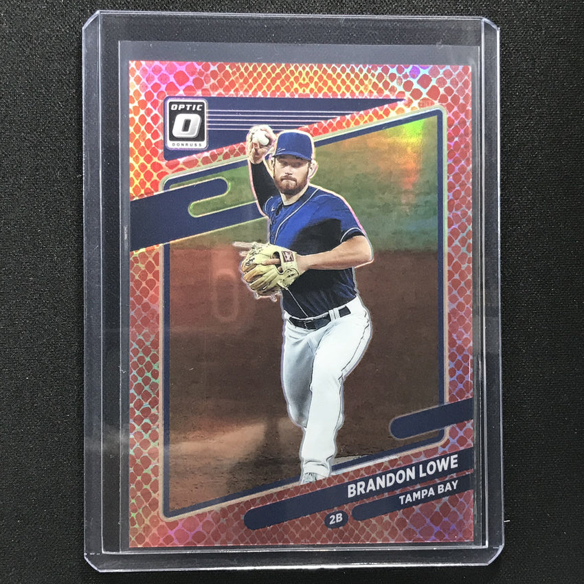 2021 Donruss Optic Brandon Lowe Choice Red Dragon /110