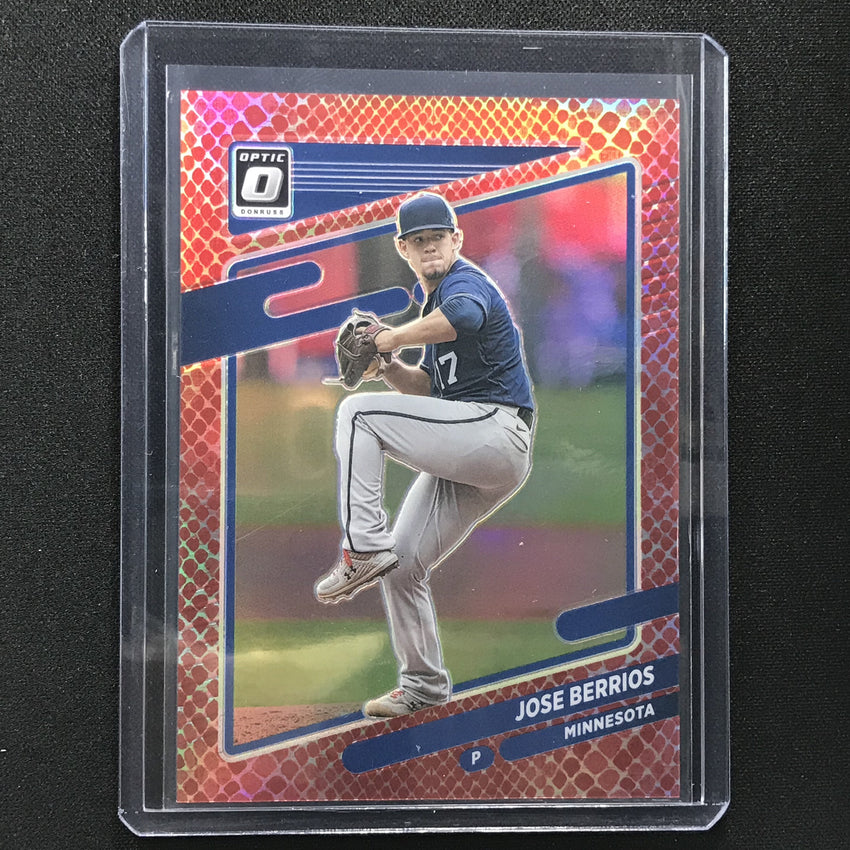 2021 Donruss Optic Jose Berrios Choice Red Dragon /110