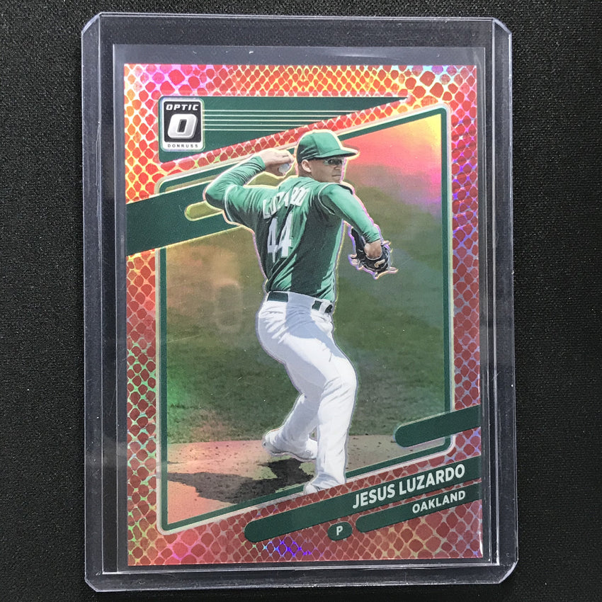 2021 Donruss Optic Jesus Luzardo Choice Red Dragon /110