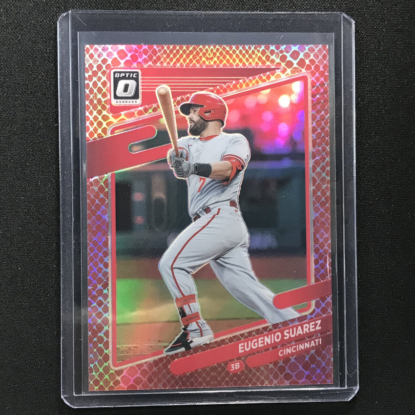 2021 Donruss Optic Eugenio Suarez Choice Red Dragon /110