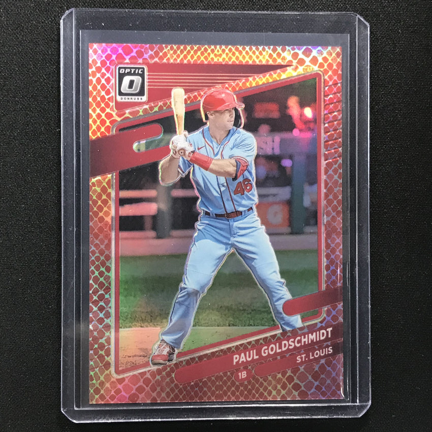 2021 Donruss Optic Paul Goldschmidt Choice Red Dragon /110