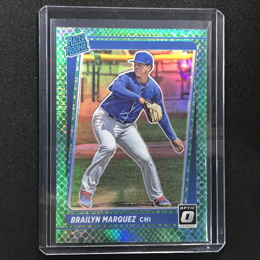 2021 Donruss Optic Brailyn Marquez Rated Rookie Choice Green Dragon 78/88
