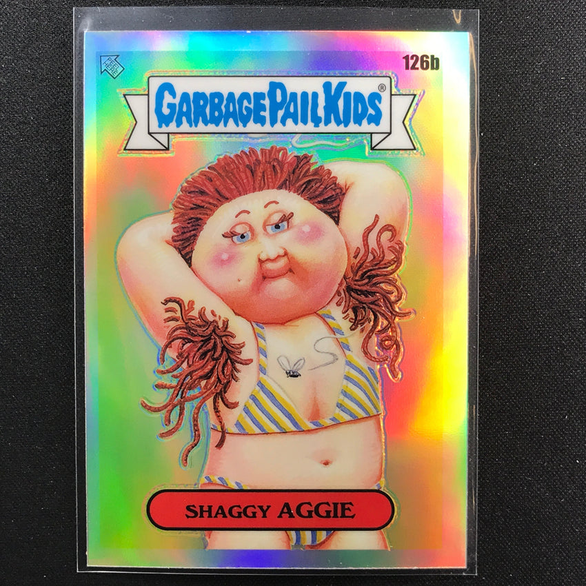 2021 Chrome Garbage Pail Kids Gpk Os4 Shaggy Aggie Refractor No 126b