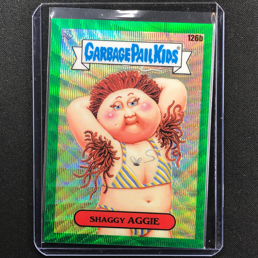2021 Chrome Garbage Pail Kids Gpk Os4 Shaggy Aggie Green Wave /299 No 126b