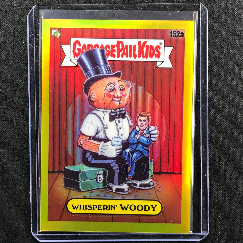 2021 Chrome Garbage Pail Kids Gpk Os4 Whisperin Woody Yellow /275 No 152a