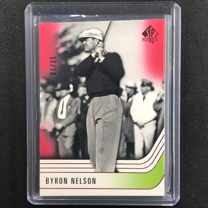 2021 Sp Authentic Golf Byron Nelson Base Red Foil 1/25