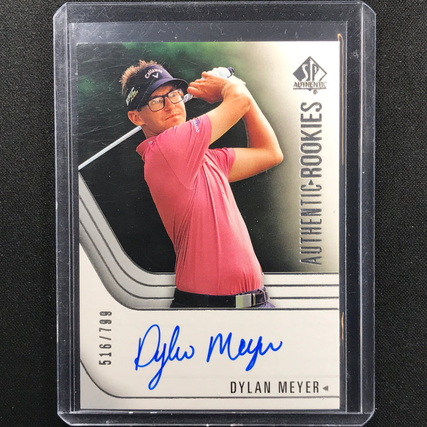 2021 Sp Authentic Golf Dylan Meyer Authentic Rookie Signatures Auto 516/799