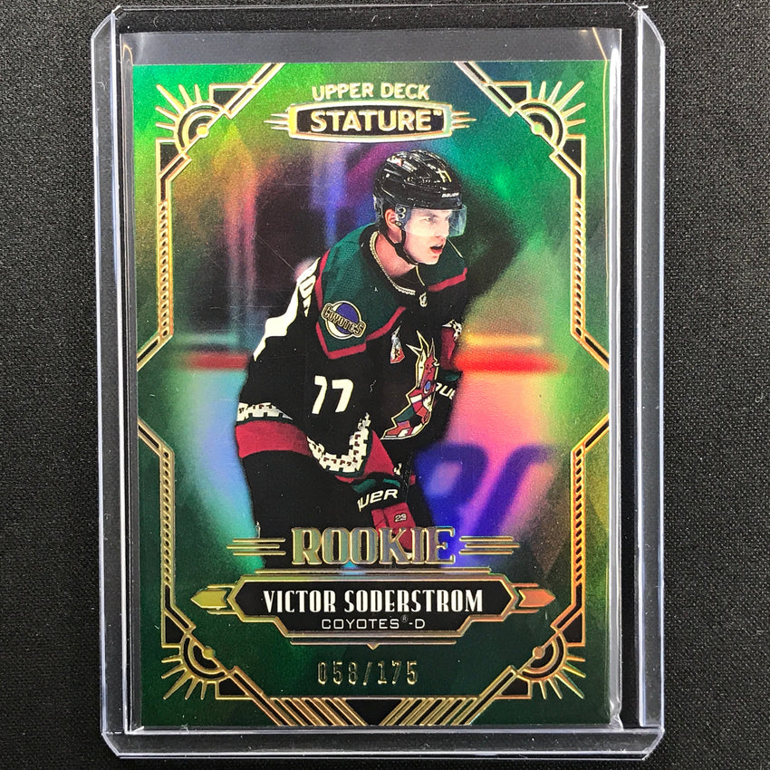2020-21 Stature Victor Soderstrom Rookie Green 58/175