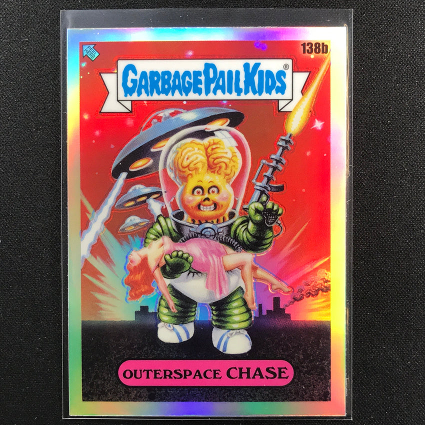 2021 Chrome Garbage Pail Kids Gpk Os4 Outerspace Chase Refractor No 138b