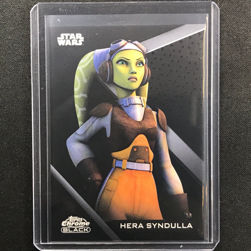 2022 Topps Chrome Black Star Wars Hera Syndulla Base No 69