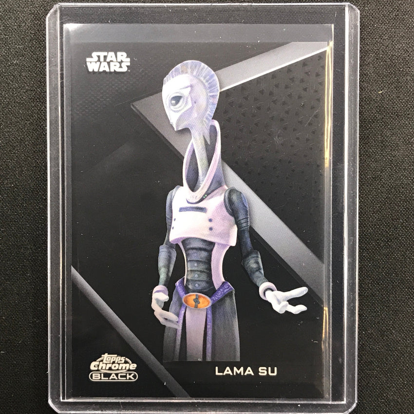 2022 Topps Chrome Black Star Wars Lama Su Base No 90