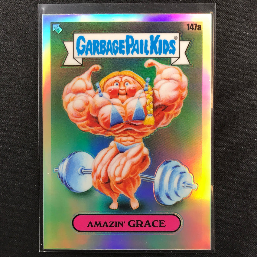 2021 Chrome Garbage Pail Kids Gpk Os4 Amazin Grace Refractor No 147a