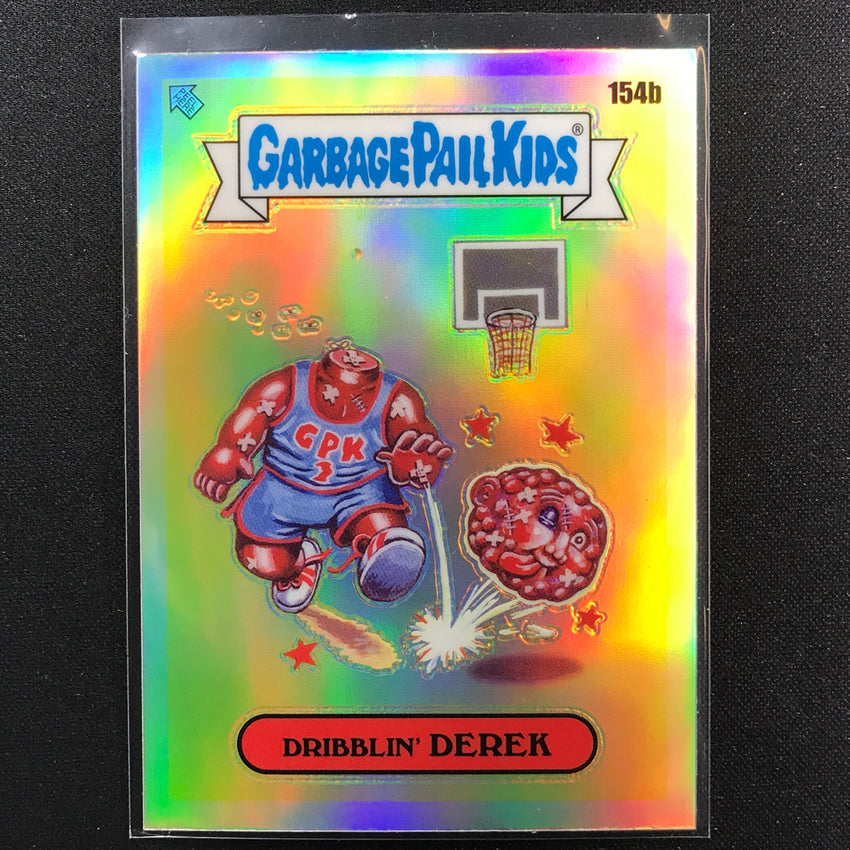 2021 Chrome Garbage Pail Kids GPK OS4 DRIBBLER DEREK Refractor #154b