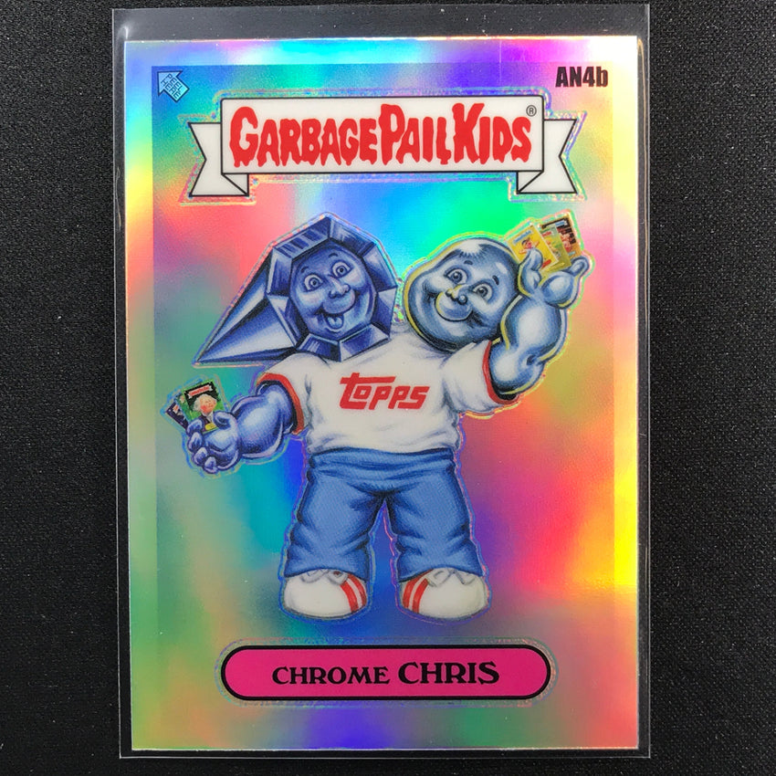 2021 Chrome Garbage Pail Kids GPK OS4 CHROME CHRIS Refractor #AN4b