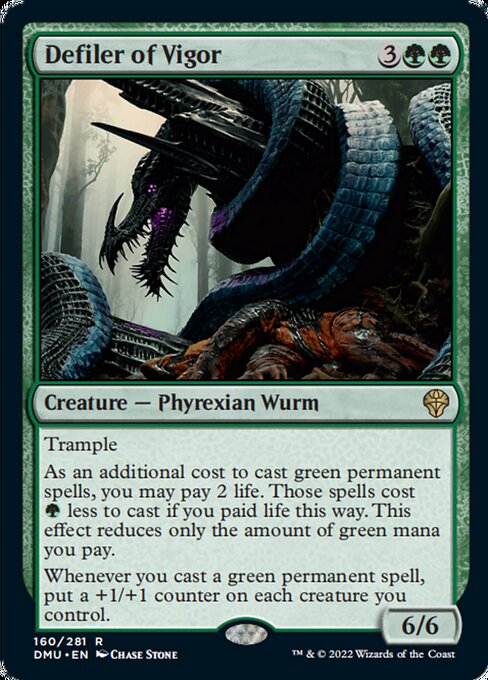Defiler of Vigor - 160 /281 - Rare - FOIL 