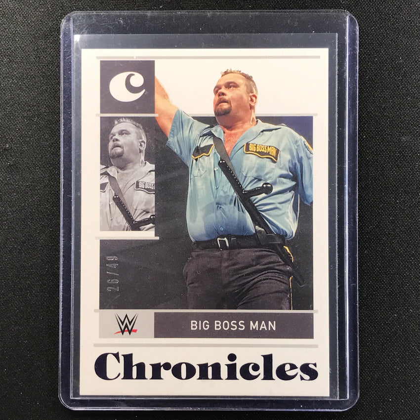 2022 Chronicles Wwe Big Boss Man Base Set Chronicles Purple 26/49