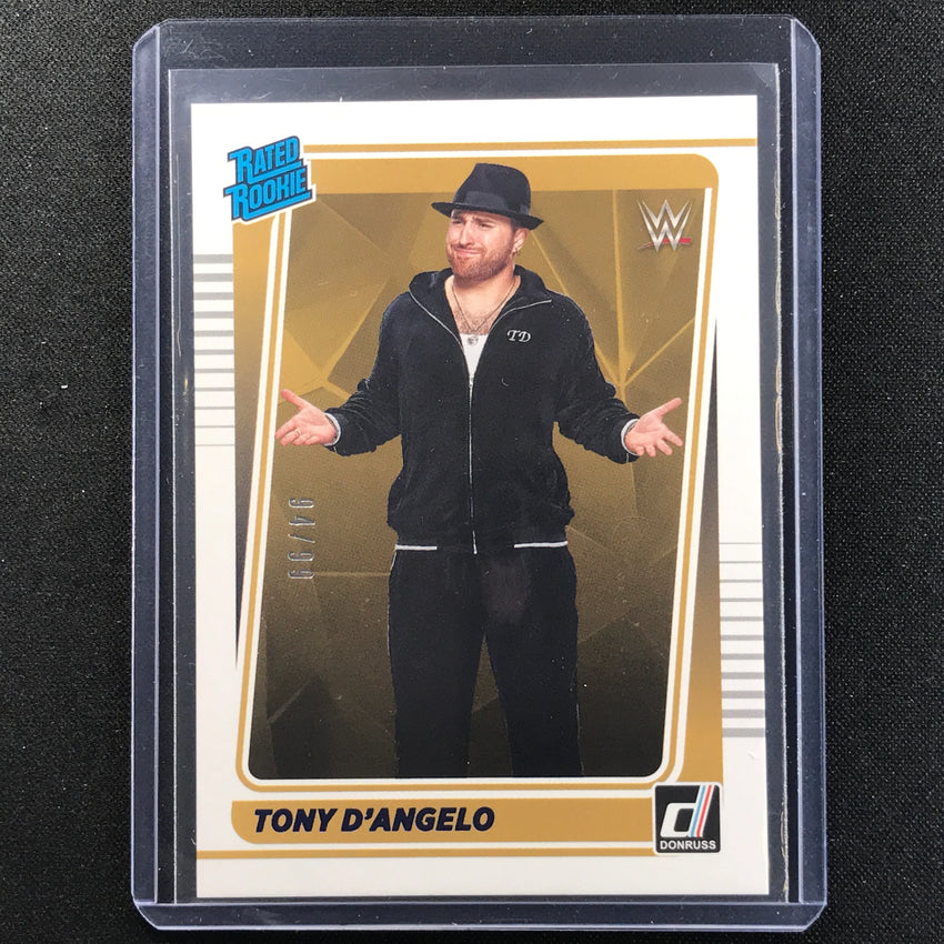 2022 Chronicles Wwe Tony Dangelo Donruss Rated Rookie Blue 94/99
