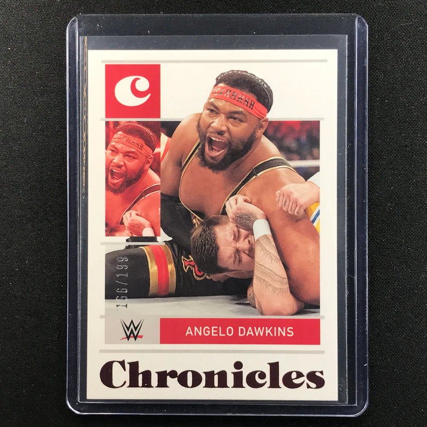 2022 Chronicles Wwe Angelo Dawkins Base Set Chronicles Red 166/199