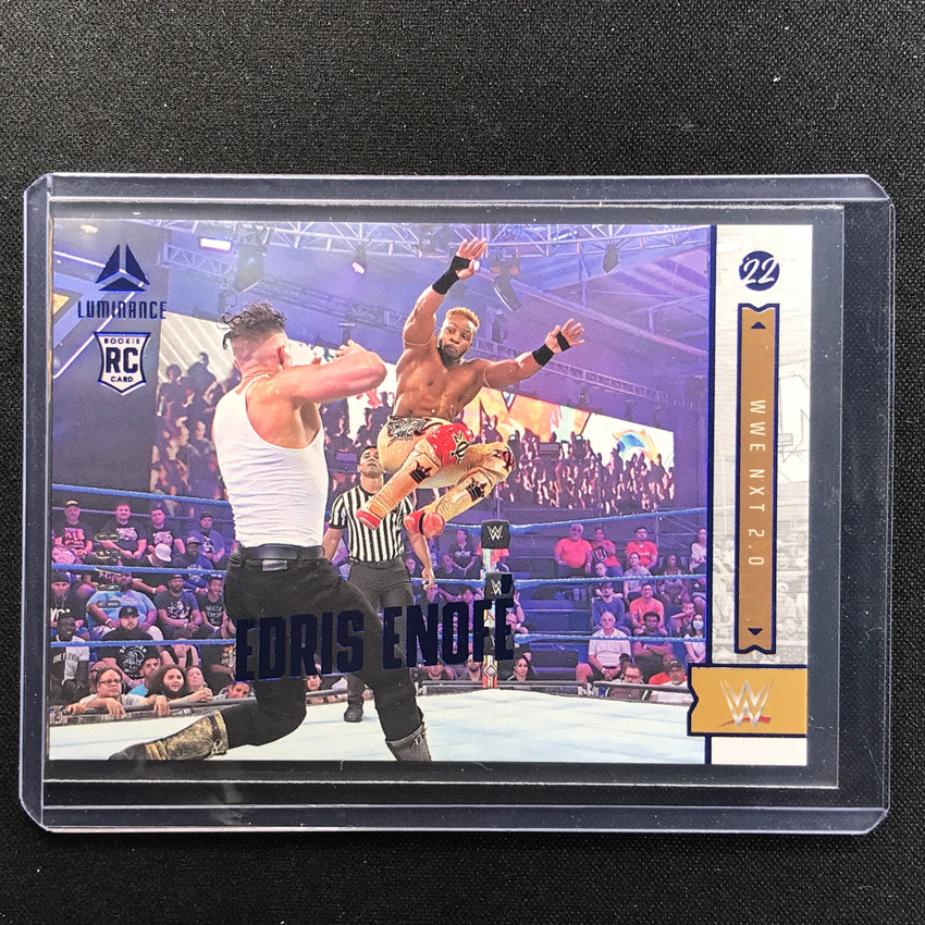2022 Chronicles Wwe Edris Enofe Luminance Rookie Blue 85/99