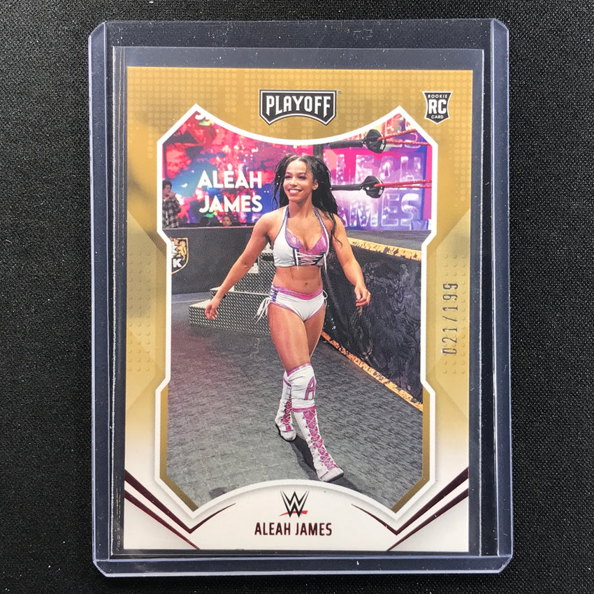 2022 Chronicles Wwe Aleah James Playoff Rookie Red 21/199