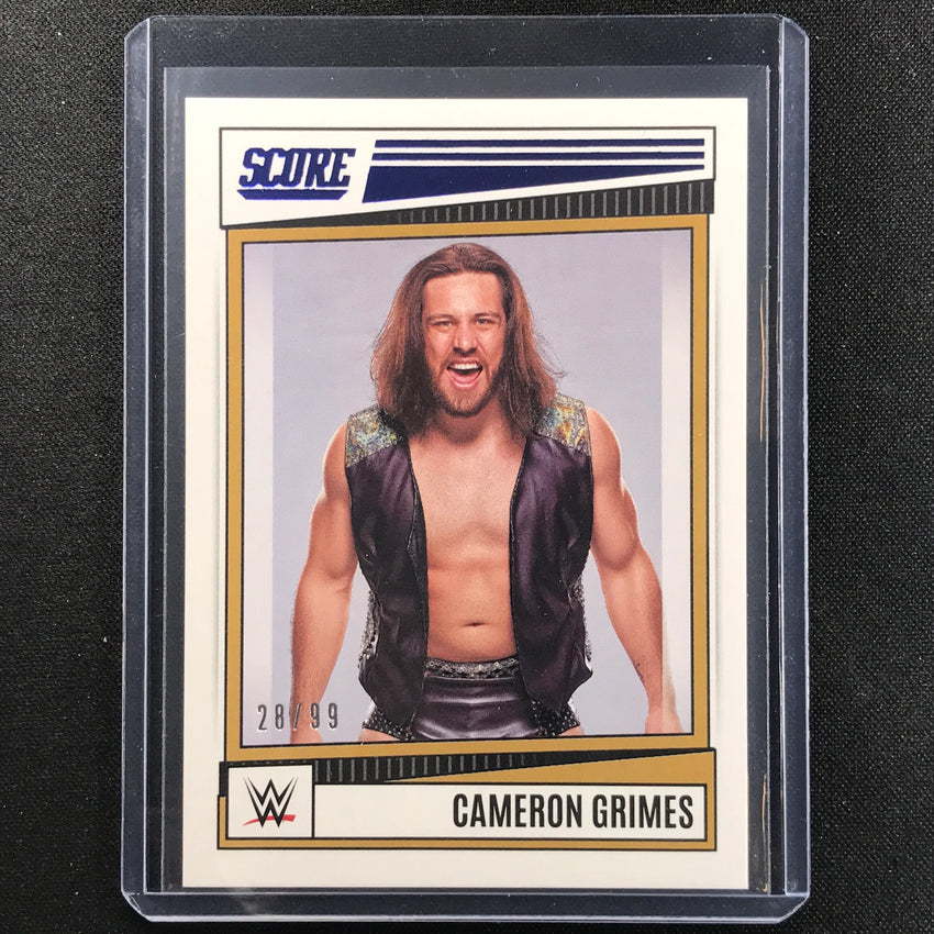 2022 Chronicles Wwe Cameron Grimes Score Blue 28/99
