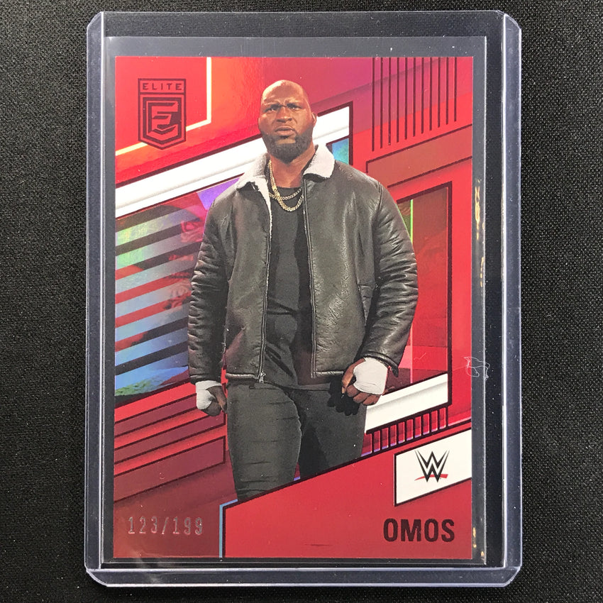 2022 Chronicles Wwe Omos Elite Red 123/199