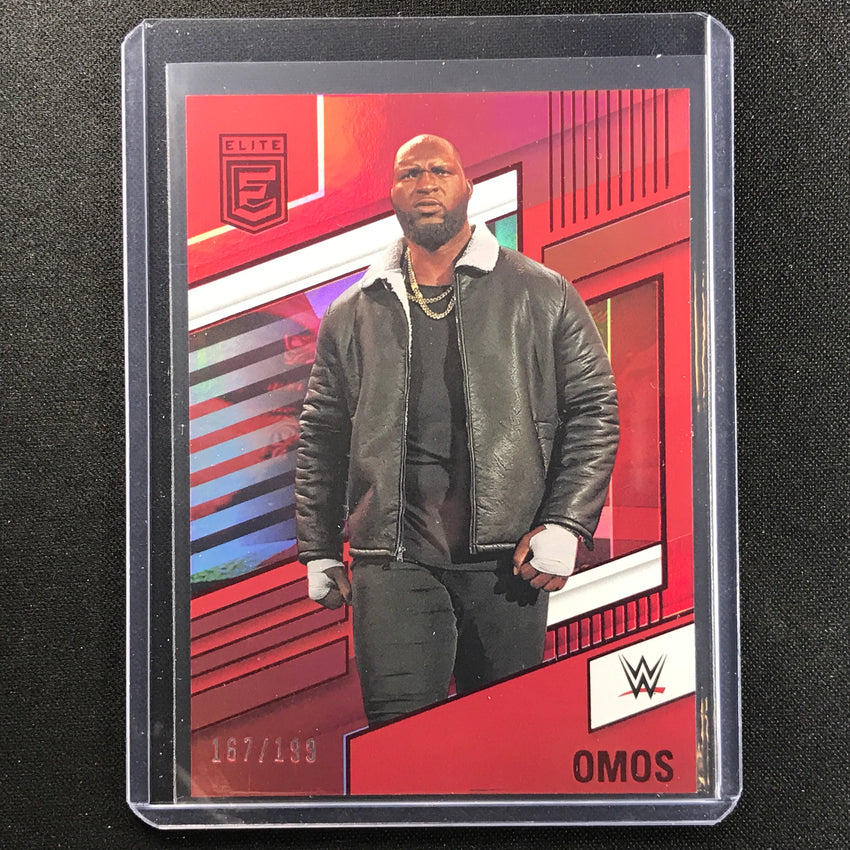 2022 Chronicles Wwe Omos Elite Red 167/199