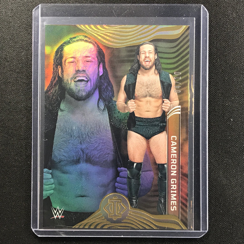 2022 Chronicles Wwe Cameron Grimes Illusions Gold 4/10