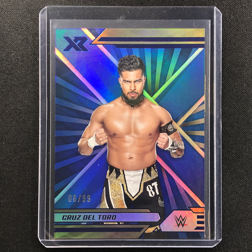 2022 Chronicles Wwe Cruz Del Toro Xr Blue 6/99