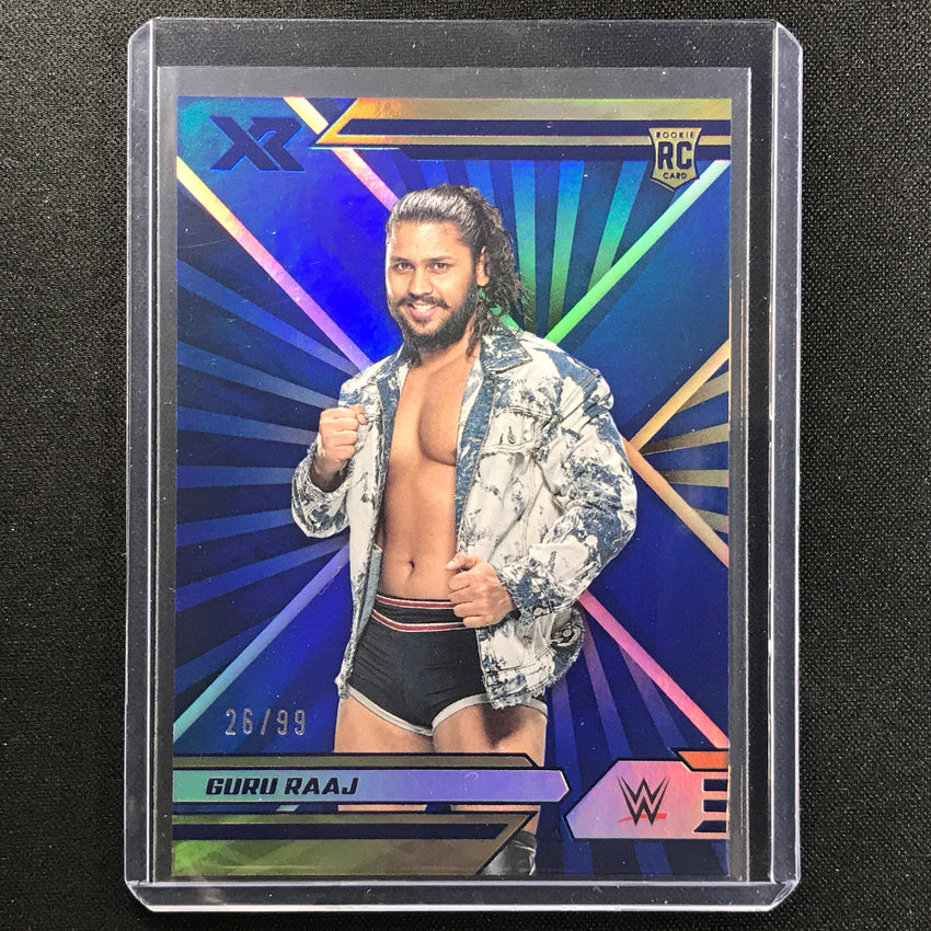 2022 Chronicles Wwe Guru Raaj Xr Rookie Blue 26/99