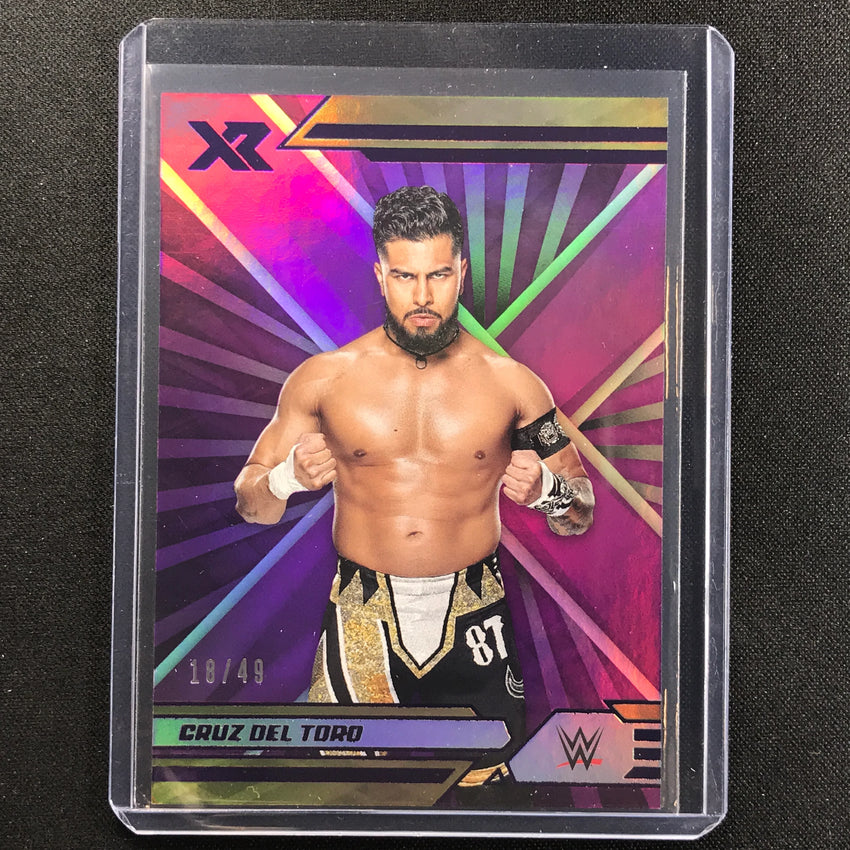 2022 Chronicles Wwe Cruz Del Toro Xr Purple 18/49