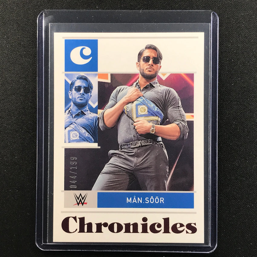 2022 Chronicles Wwe Man.soor Base Set Chronicles Red 44/199