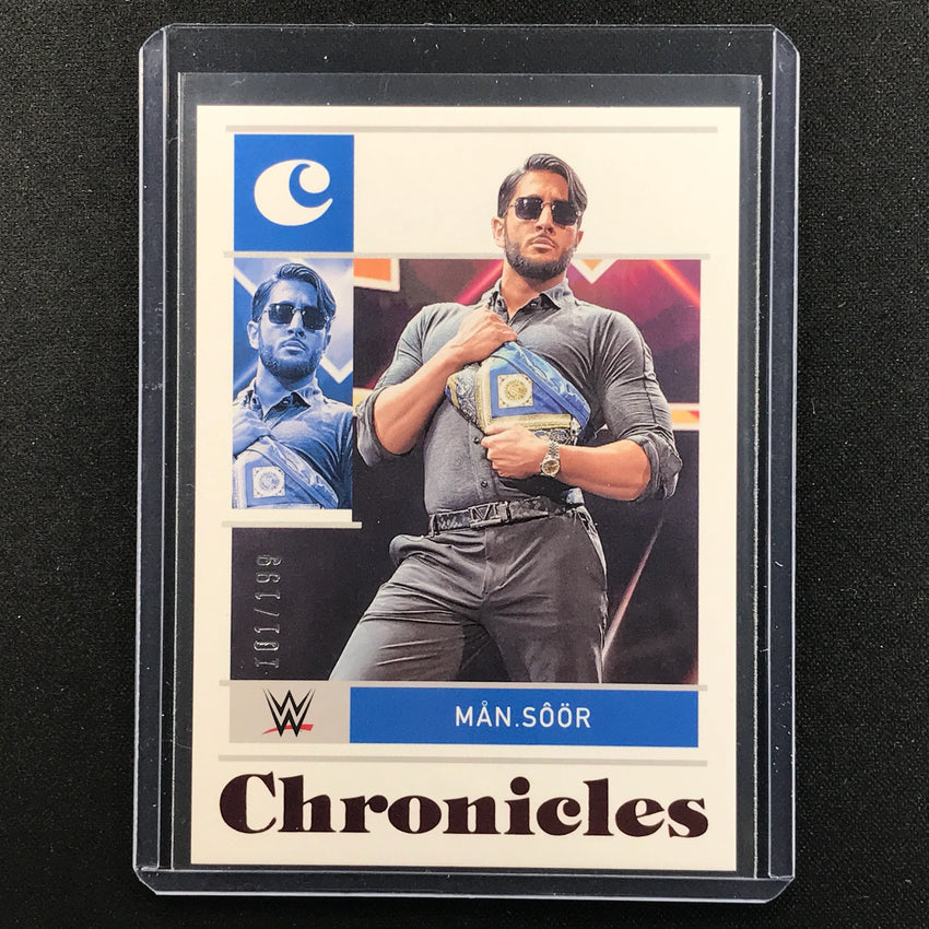 2022 Chronicles Wwe Man.soor Base Set Chronicles Red 101/199