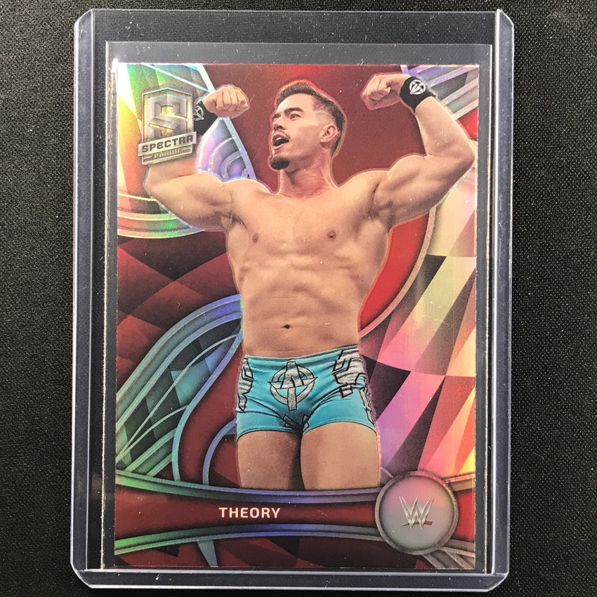 2022 Chronicles WWE THEORY Spectra Silver Prizm #386
