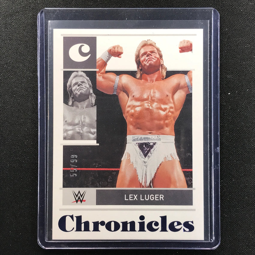 2022 Chronicles Wwe Lex Luger Base Set Chronicles Blue 55/99
